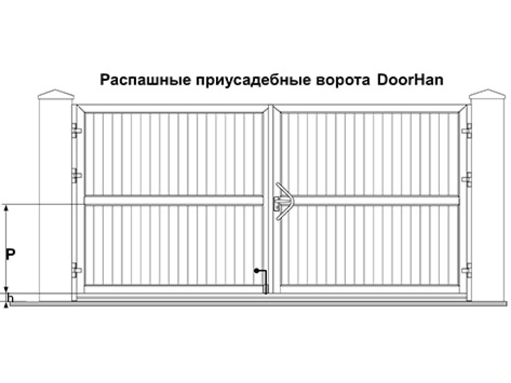 P — кыймылдаткычтын орнотуу бийиктиги.